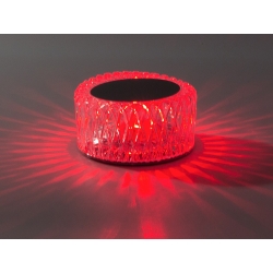 Lampka kryształ nocna stołowa led rgb usb pilot