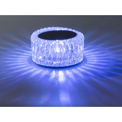 Lampka kryształ nocna stołowa led rgb usb pilot