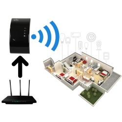 Wzmacniacz sygnału wi-fi mocny repeater 300mb/s 2,4g access point mocny