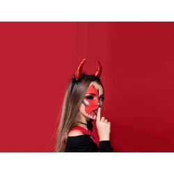 Opaska diabeł diabełek rogi halloween karnawał