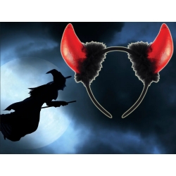 Opaska diabeł diabełek rogi halloween karnawał