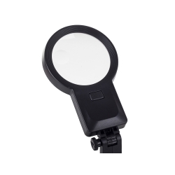 Lupa trzecia ręka 10 led smd uchwyt lutowania 25x