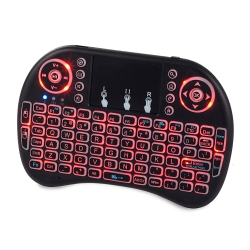 Klawiatura bezprzewodowa mini podświewtlana tv led