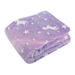 Koc z rękawami polar ciepła bluza szlafrok neon