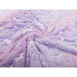 Koc z rękawami polar ciepła bluza szlafrok neon