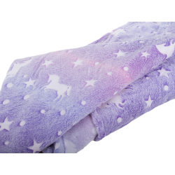 Koc z rękawami polar ciepła bluza szlafrok neon