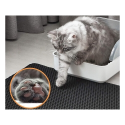 Mata wycieraczka pod kuwetę dla kota na żwirek