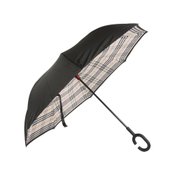 Parasol parasolka odwrócony składany odwrotnie mocne druty solidny stojący
