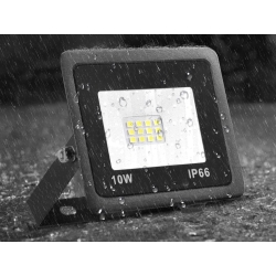 Naświetlacz halogen reflektor led 10w 6000k zewnętrzny wodoodporny ip66