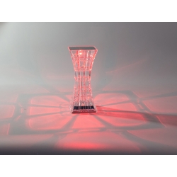 Lampka kryształ nocna stołowa led rgb usb pilot