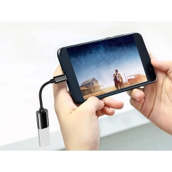 Adapter przejściówka usb-c do usb-a 3.0 otg solidny do telefonu solidna