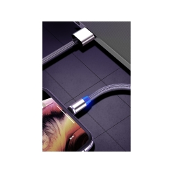 Kabel magnetyczny przwód do ładowania 3w1 micro typ-c usb lightning 1m