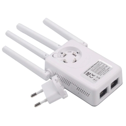 Mocny wzmacniacz sygnału wifi repeater 300mb/s wps