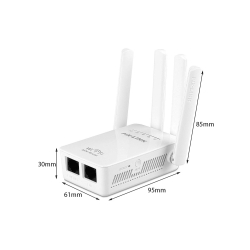 Mocny wzmacniacz sygnału wifi repeater 300mb/s wps