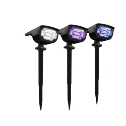 Lampa ogrodowa solarna wbijana lampka led kolory