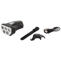 Lampka rowerowa przednia dioda 5 led usb na rower