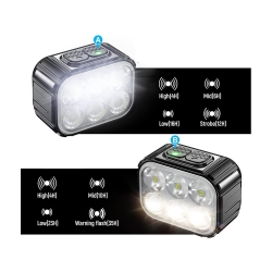 Lampka rowerowa led zestaw tył przód usb na rower na kierownice akumulator