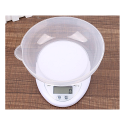 Waga kuchenna elektroniczna cyfrowa z misą miska 5kg lcd dokładna miarka