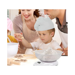 Waga kuchenna elektroniczna cyfrowa z misą miska 5kg lcd dokładna miarka