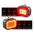Lampka rowerowa led zestaw tył przód usb na rower na kierownice akumulator