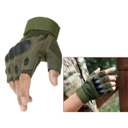 Rękawice taktyczne bez palców wojskowe survival xl