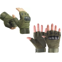 Rękawice taktyczne bez palców wojskowe survival xl