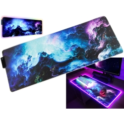 Podświetlana podkłada pod mysz gamingowa led rgb