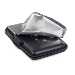 Etui na karty dokumenty aluminiowe portfel wallet