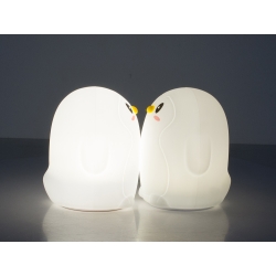 Lampka nocna dla dzieci led pingwin rgb dotyk usb
