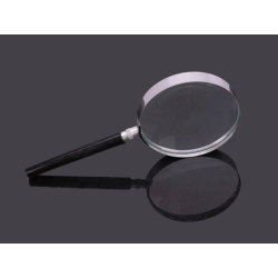 Lupa klasyczna szkło powiększające 100mm metalowa