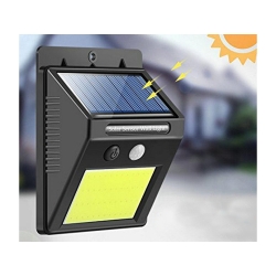 Lampa solarna 48 led cob czujnik zmierzchu i ruchu