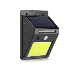 Lampa solarna 48 led cob czujnik zmierzchu i ruchu
