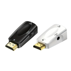 Konwerter adapter z hdmi na vga d-sub audio dźwięk mini jack