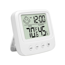 Termometr higrometr elektroniczny wewnętrzny zegar