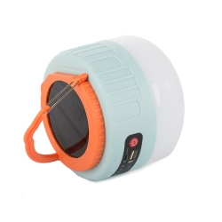 Lampka solarna turystyczna na biwak usb led pilot
