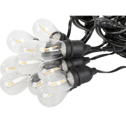 Girlanda ogrodowa łańcuch świetlny 10 led e27 10m