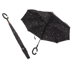 Parasol parasolka odwrócony składany odwrotnie mocne druty solidny stojący