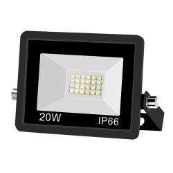 Naświetlacz halogen reflektor led 20w 6000k zewnętrzny wodoodporny ip66