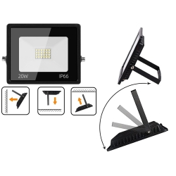 Naświetlacz halogen reflektor led 20w 6000k zewnętrzny wodoodporny ip66