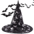 Kapelusz czarownicy halloween wieźmy czarodziej