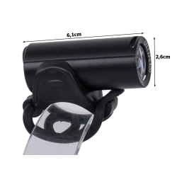 Lampka rowerowa przednia latarka dioda led lampa