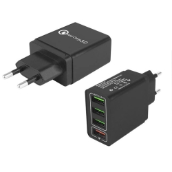 Szybka ładowarka sieciowa 4xusb quick charge 3.0