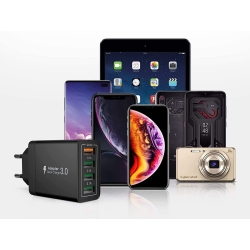 Szybka ładowarka sieciowa 4xusb quick charge 3.0