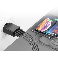 Szybka ładowarka sieciowa 4xusb quick charge 3.0