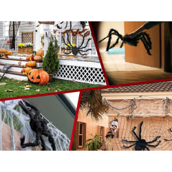Pająk halloween olbrzym gigant tarantula dekoracja