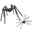 Pająk halloween olbrzym gigant tarantula dekoracja