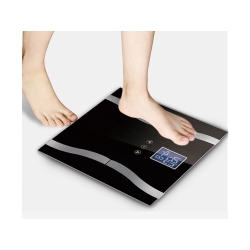 Analityczna waga łazienkowa 180kg szklana lcd