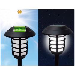 Lampa ogród solarna pochodnia latarnia rgb pilot