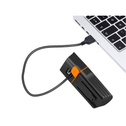 Lampka rowerowa przód tył zestaw do roweru led usb