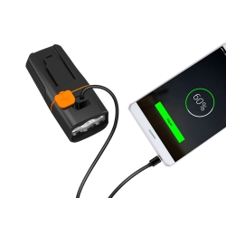 Lampka rowerowa przód tył zestaw do roweru led usb